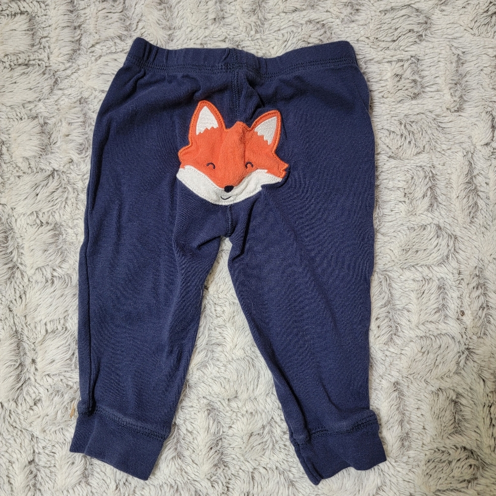 Carter's Foxy Butt Navy Pants - Baby Clothes - Size 6 Months